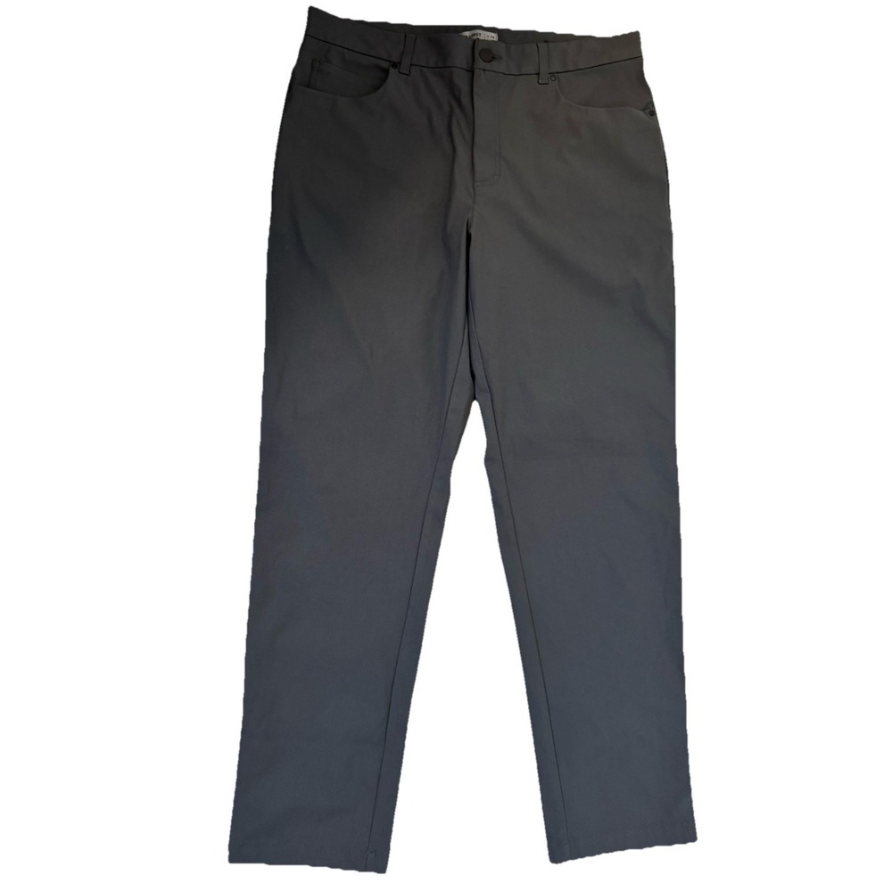 VRST Men's Athletic Fit 5-Pocket Pants Size 34/32 Grey